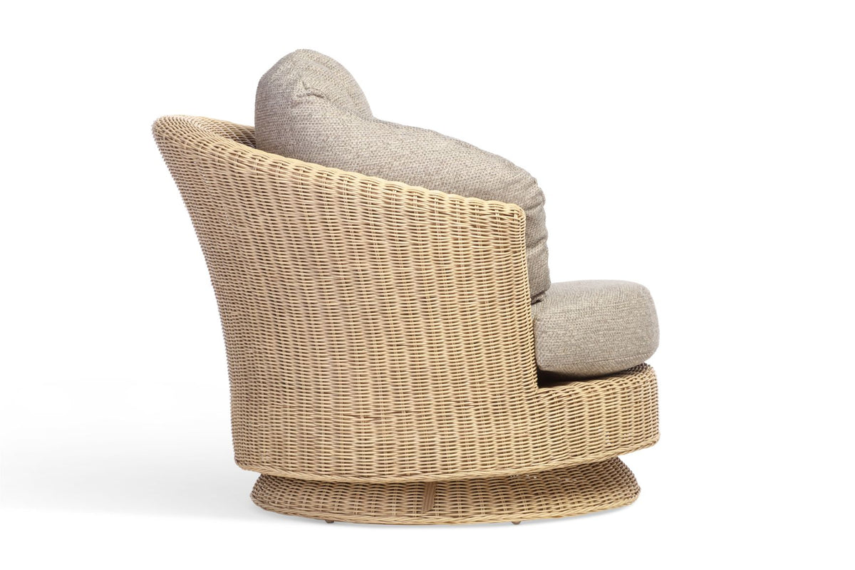 Lyon Swivel Chair in Seashell