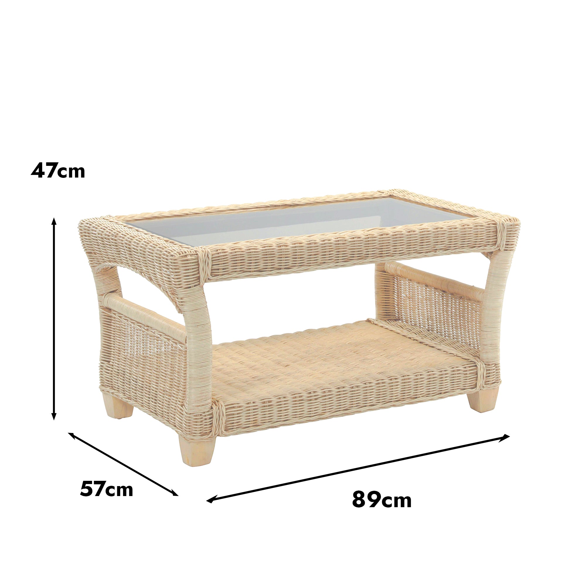 Desser Corsica Coffee Table | Luxury Rattan Furniture