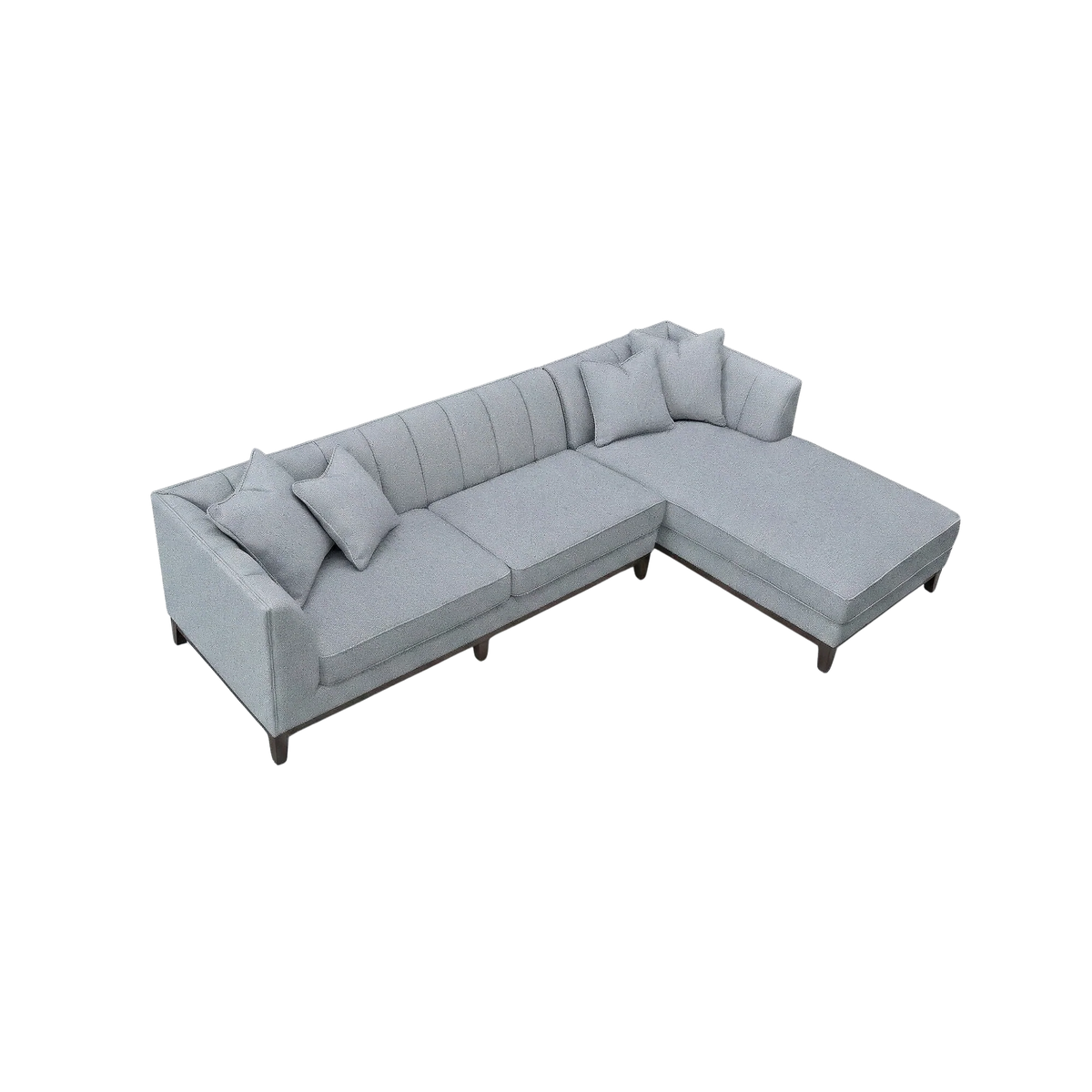 Cortland Right Hand Corner Group in Dolphin Boucle