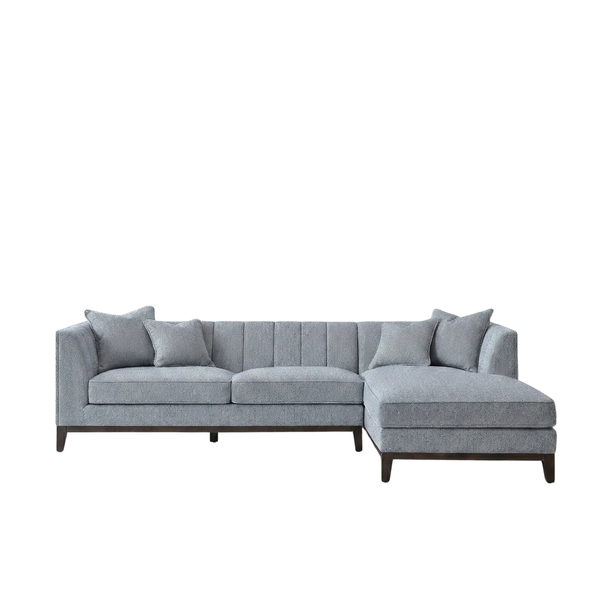 Cortland Right Hand Corner Group in Dolphin Boucle