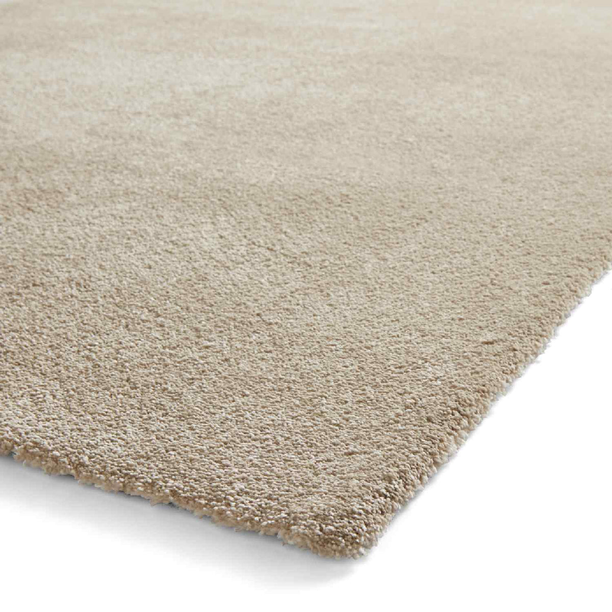 bay washable shaggy rug in beige 3 sizes available