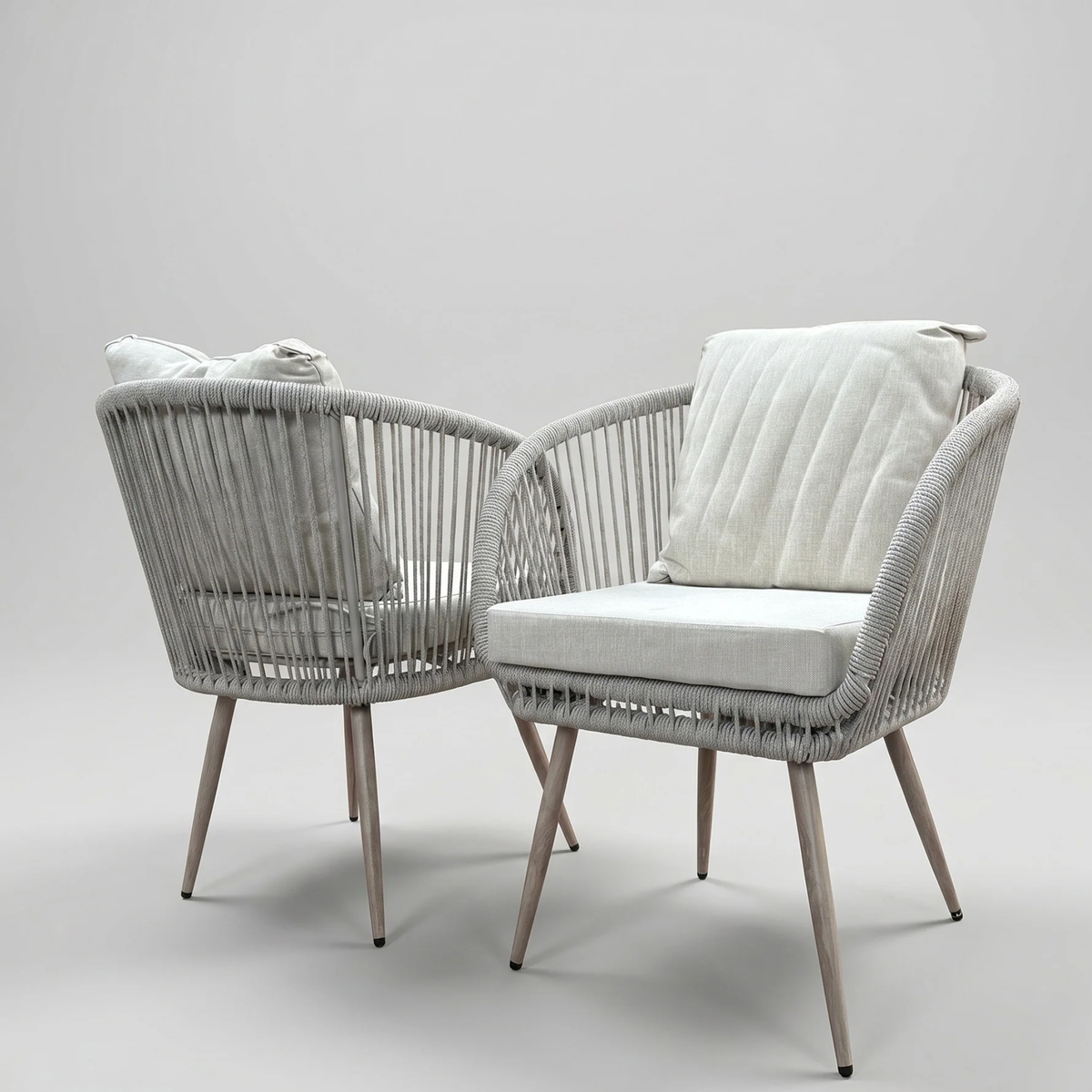 Covea Outdoor Dining Set - Natural - 4 Seater