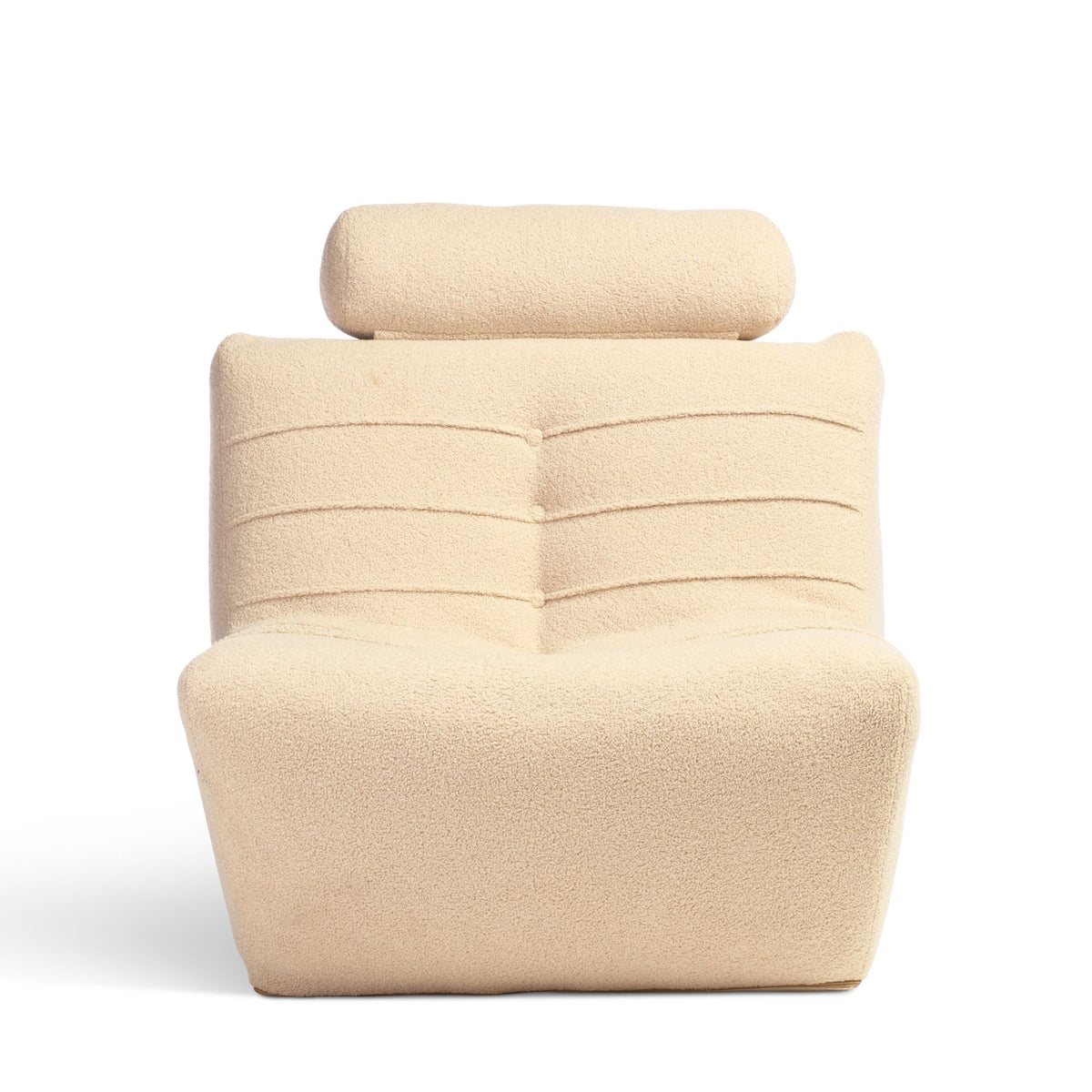 Cream Boucle Chair - UK Crafted
