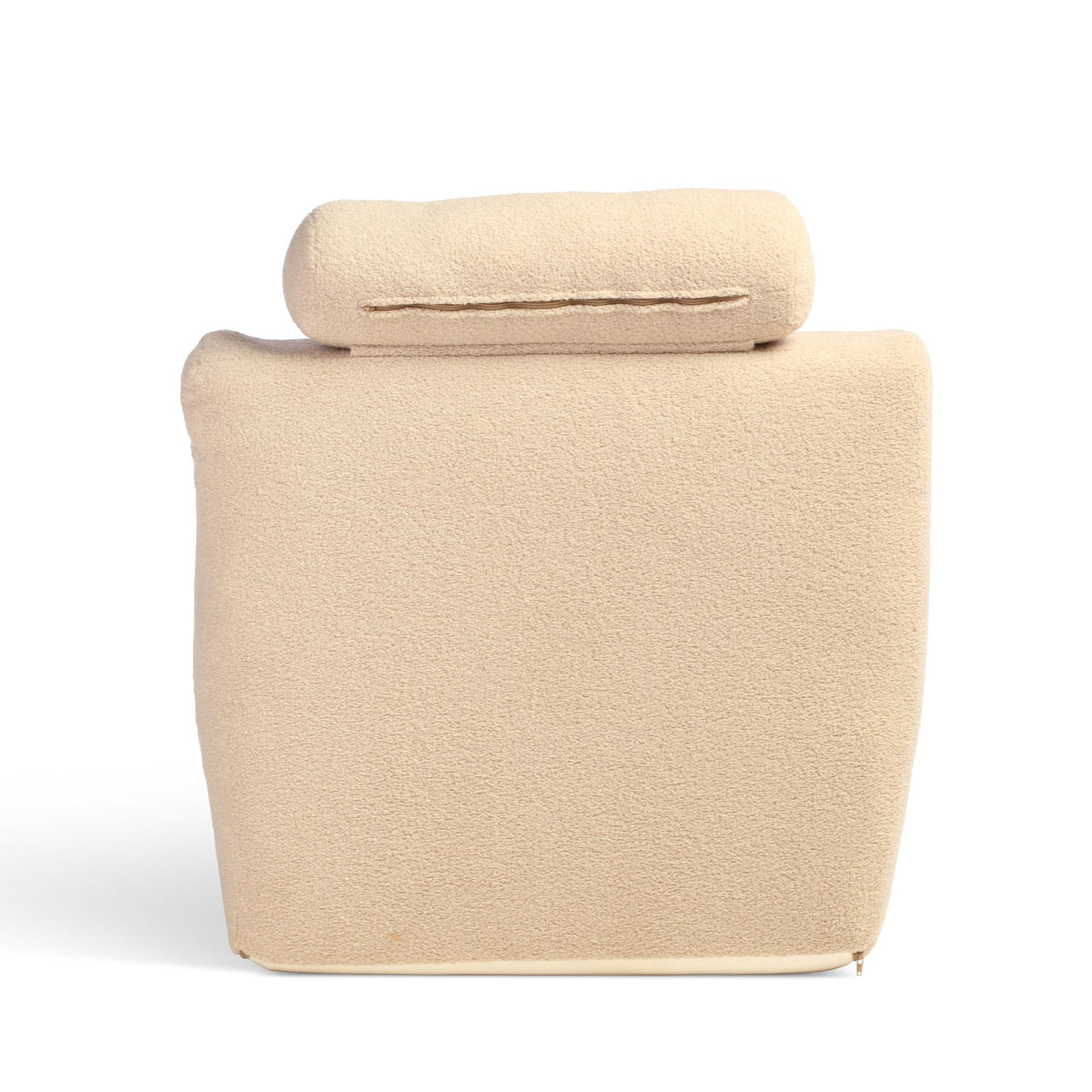 Cream Boucle Chair - UK Crafted