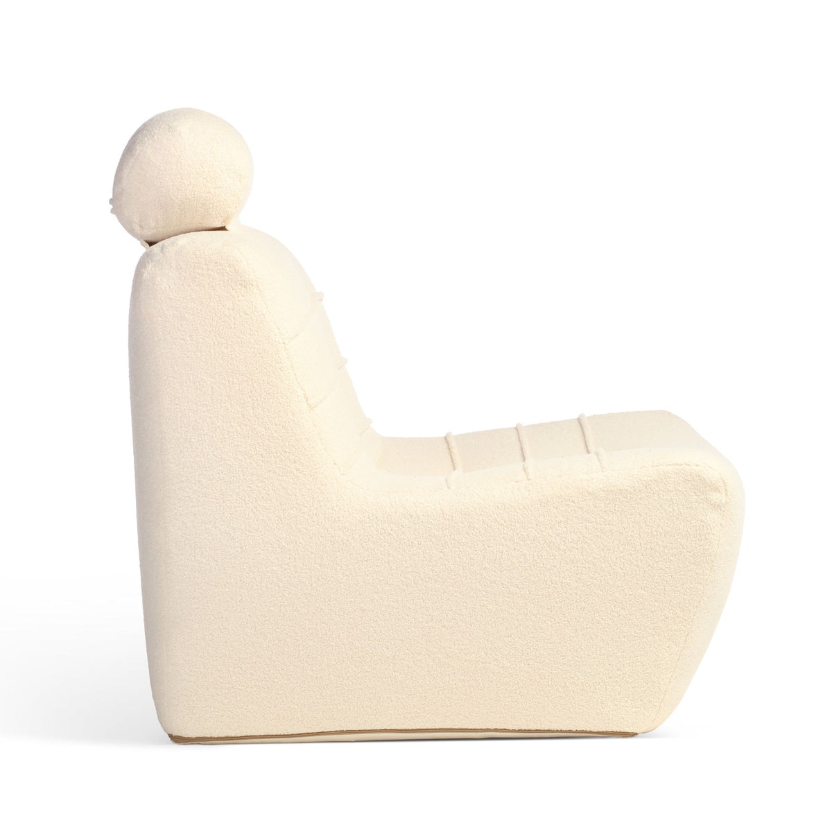 UK Made Vanilla Boucle Armchair