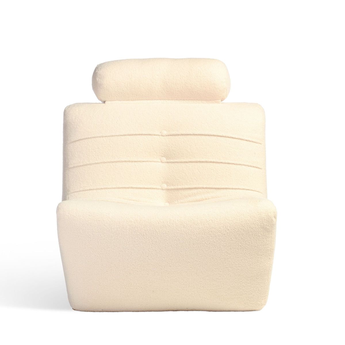 UK Made Vanilla Boucle Armchair