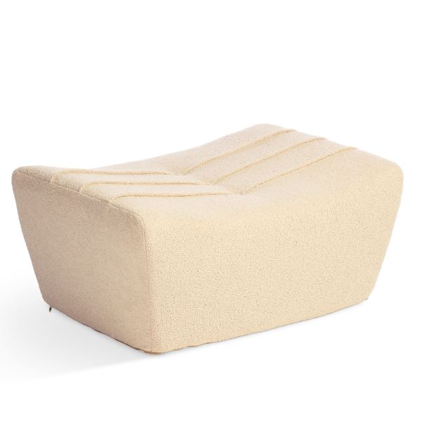 Desser Cozy Cream Boucle Footstool
