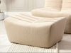 Desser Cozy Cream Boucle Footstool