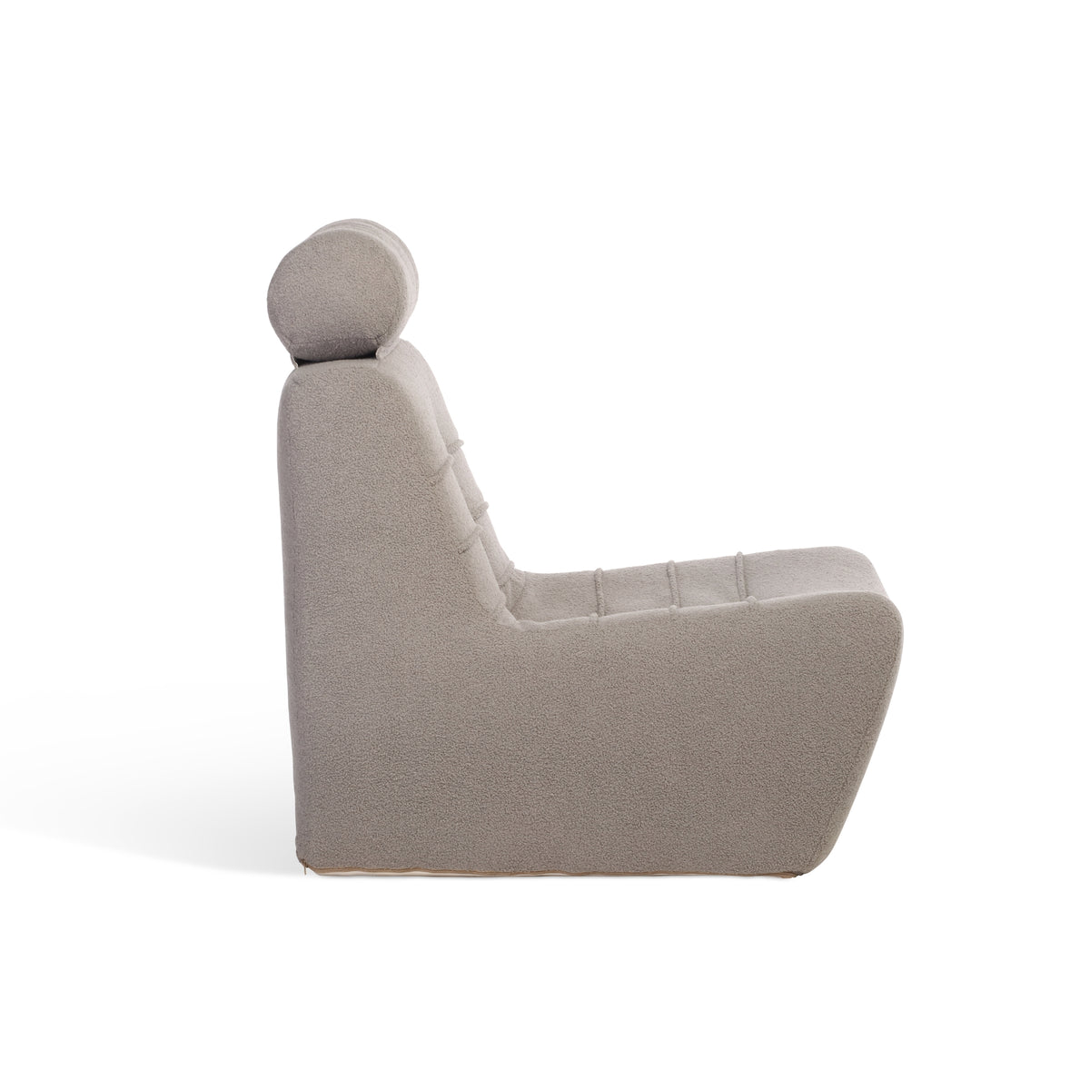 Shadow Grey UK Boucle Lounge Chair