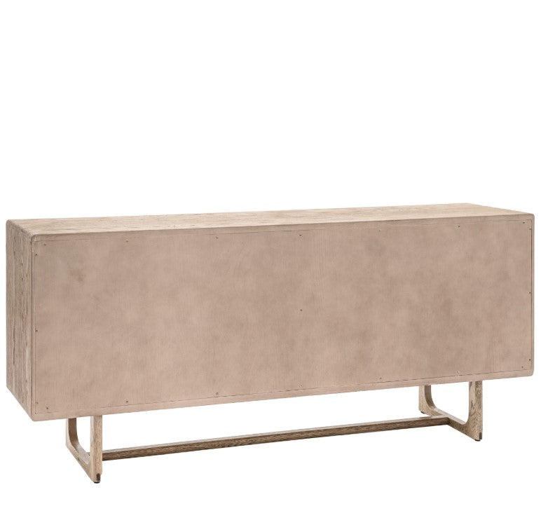 Craft Oak 4 Door Sideboard Cabinet Smoked