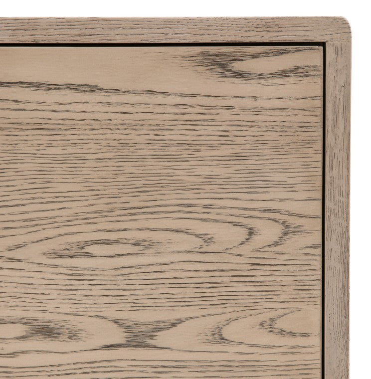 Craft Oak 4 Door Sideboard Cabinet Smoked