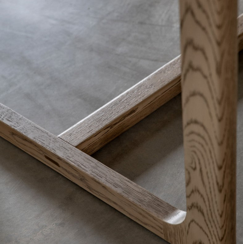 Creswell Extendable Rectangle Dining Table in Smoked