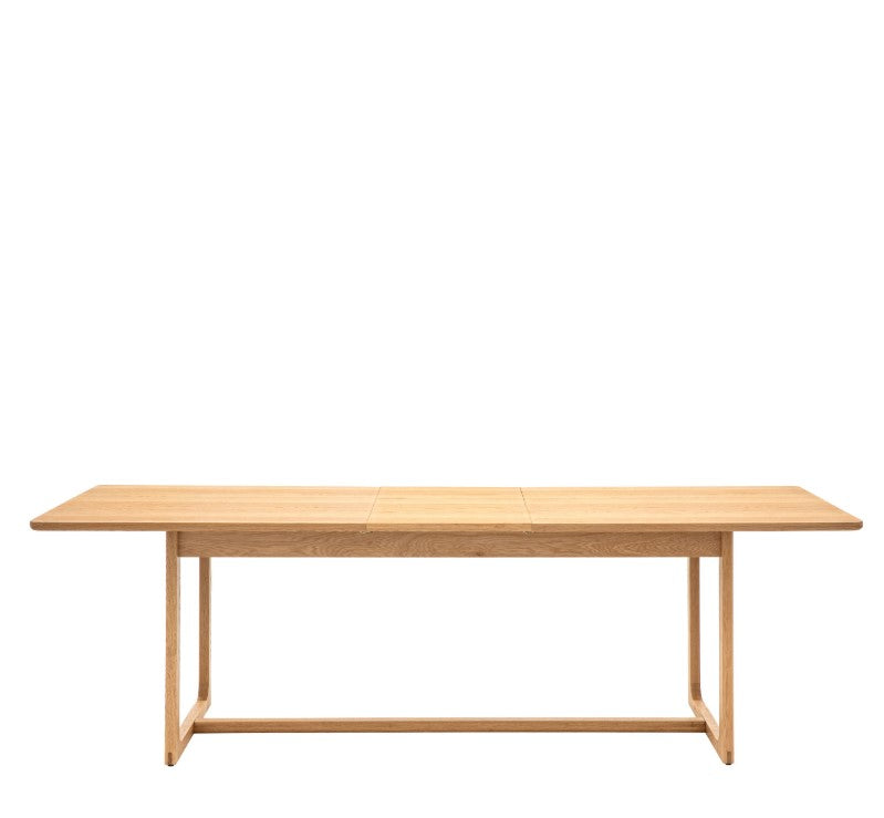 Creswell Extendable Rectangle Dining Table in Natural