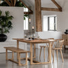 Creswell Rectangle Dining Table in Natural