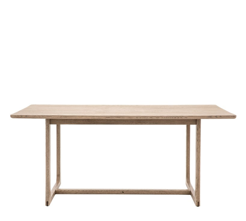Creswell Rectangle Dining Table in Smoked