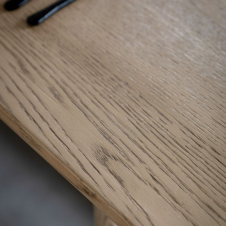 Creswell Rectangle Dining Table in Smoked