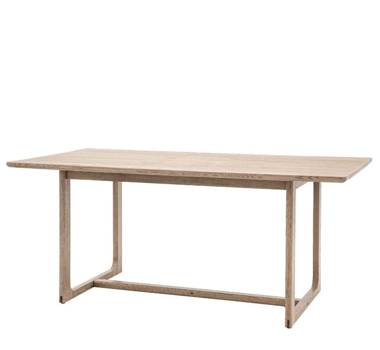 Creswell Rectangle Dining Table in Smoked