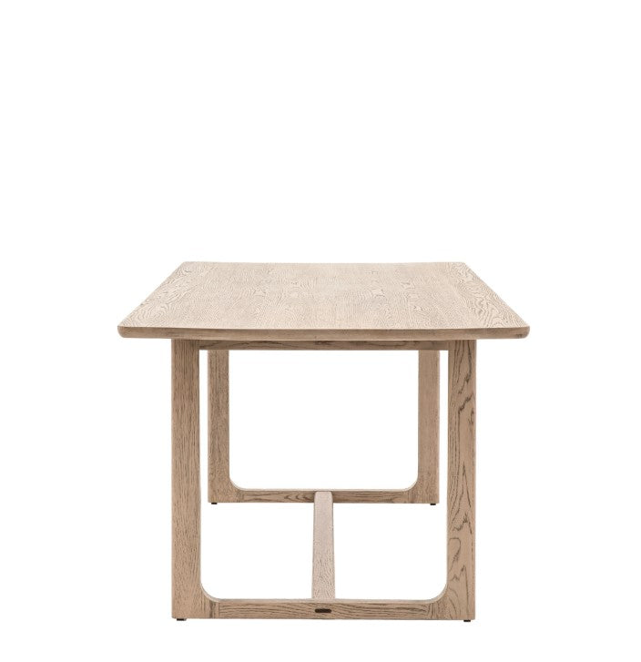 Creswell Rectangle Dining Table in Smoked