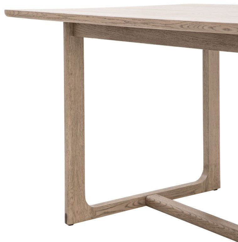 Creswell Rectangle Dining Table in Smoked