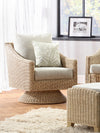Natural Wash Dijon Swivel Chair