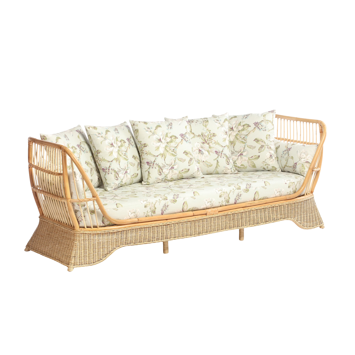 Natural Rattan Day Bed in Lily