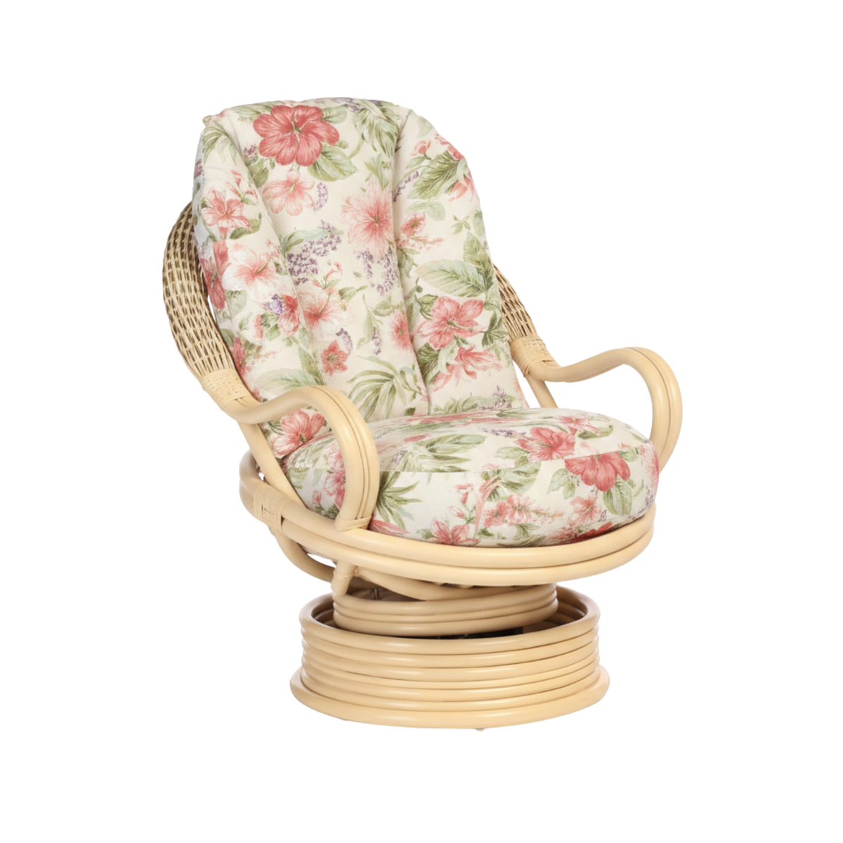 Vale Natural Wash Deluxe Swivel Rocker Chair