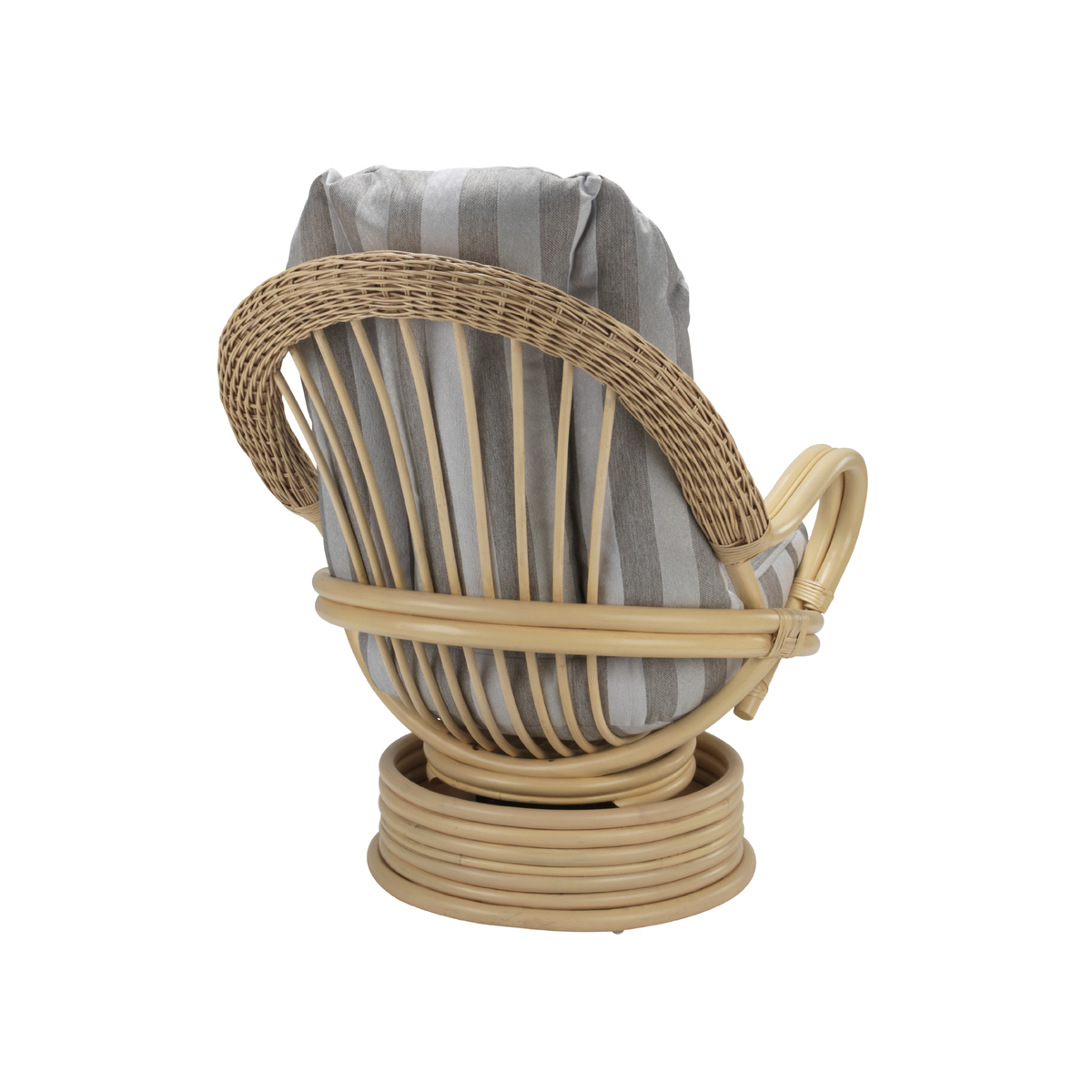 Samford Natural Wash Deluxe Swivel Rocker