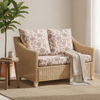 Dijon Natural Wash Cane 2-Seater Sofa in Prague