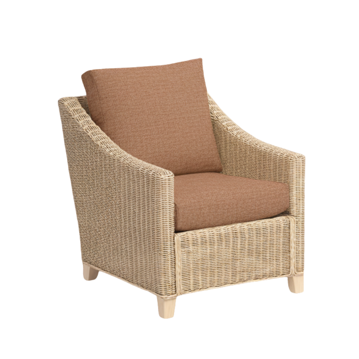 Dijon Natural Wash Cane Armchair Jubilee Punch