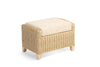 Dijon Natural Wash Cane Footstool with Storage
