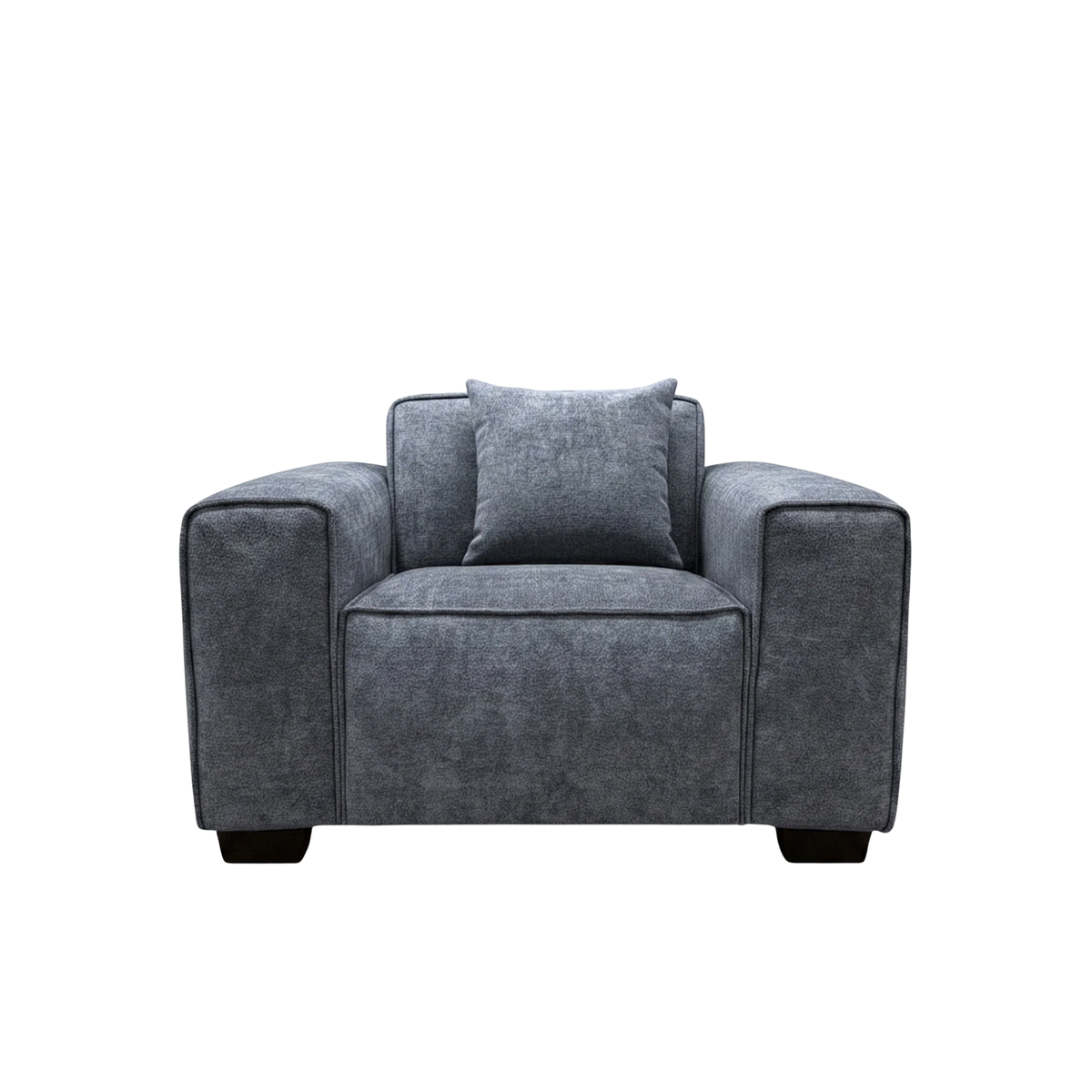 Dorian Armchair in Charcoal Grey Boucle