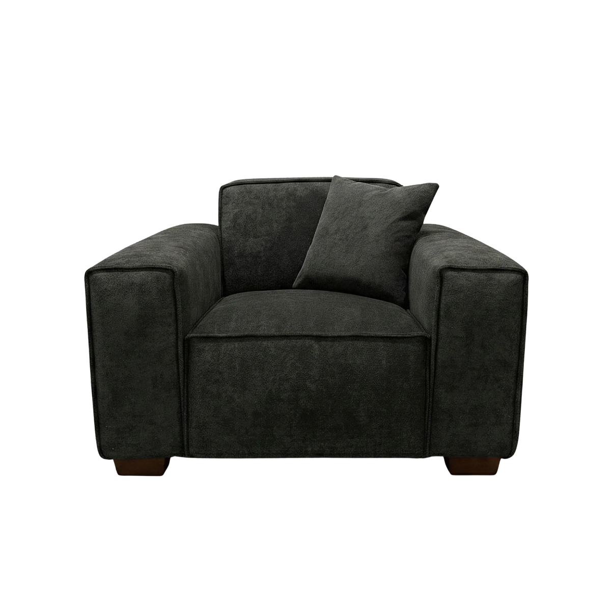 Dorian Armchair in Midnight Black Boucle