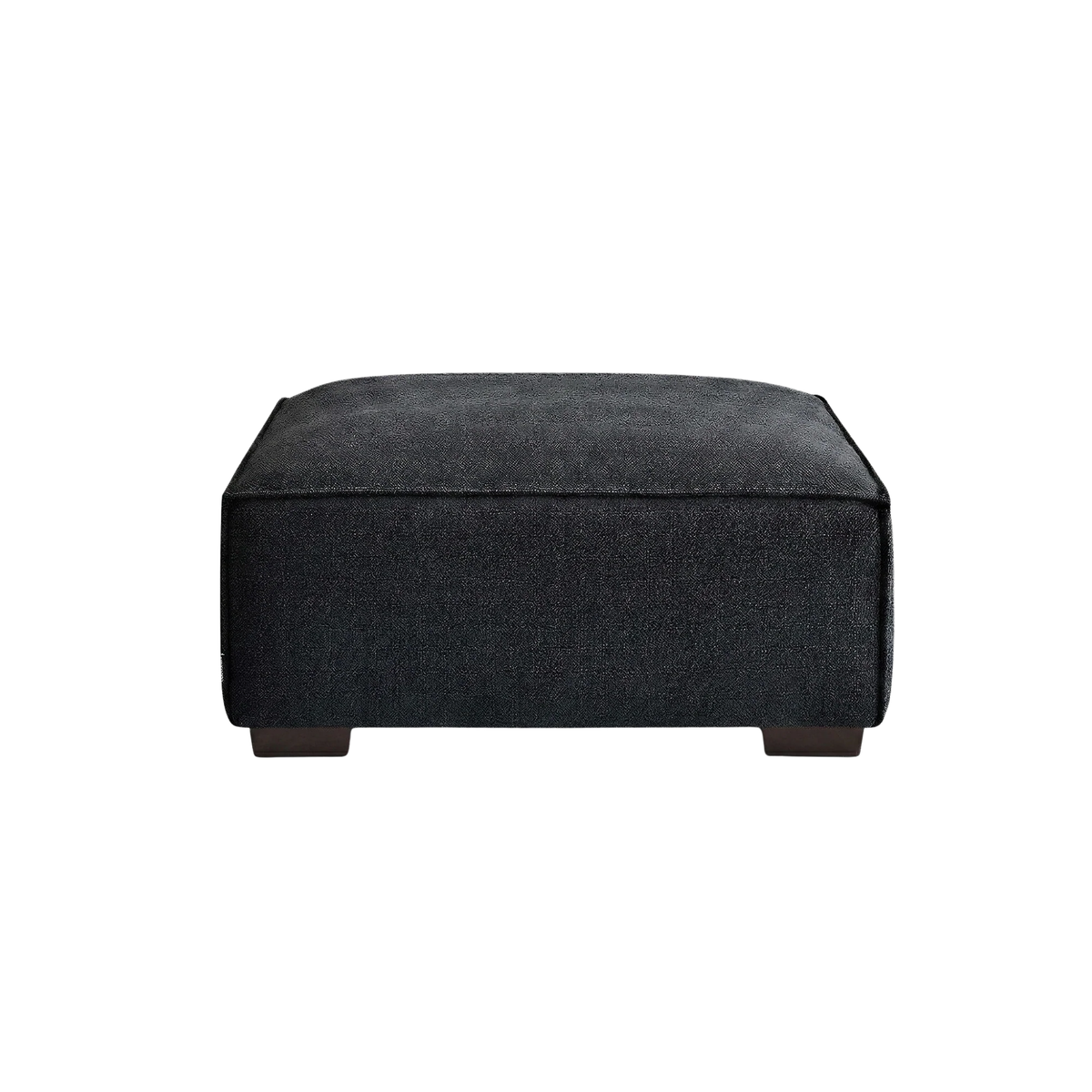 Dorian Modular Footstool in Midnight Black Boucle