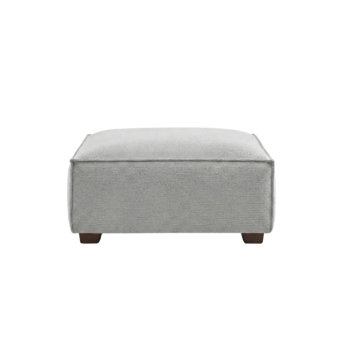 Dorian Modular Footstool in Pebble Grey Boucle