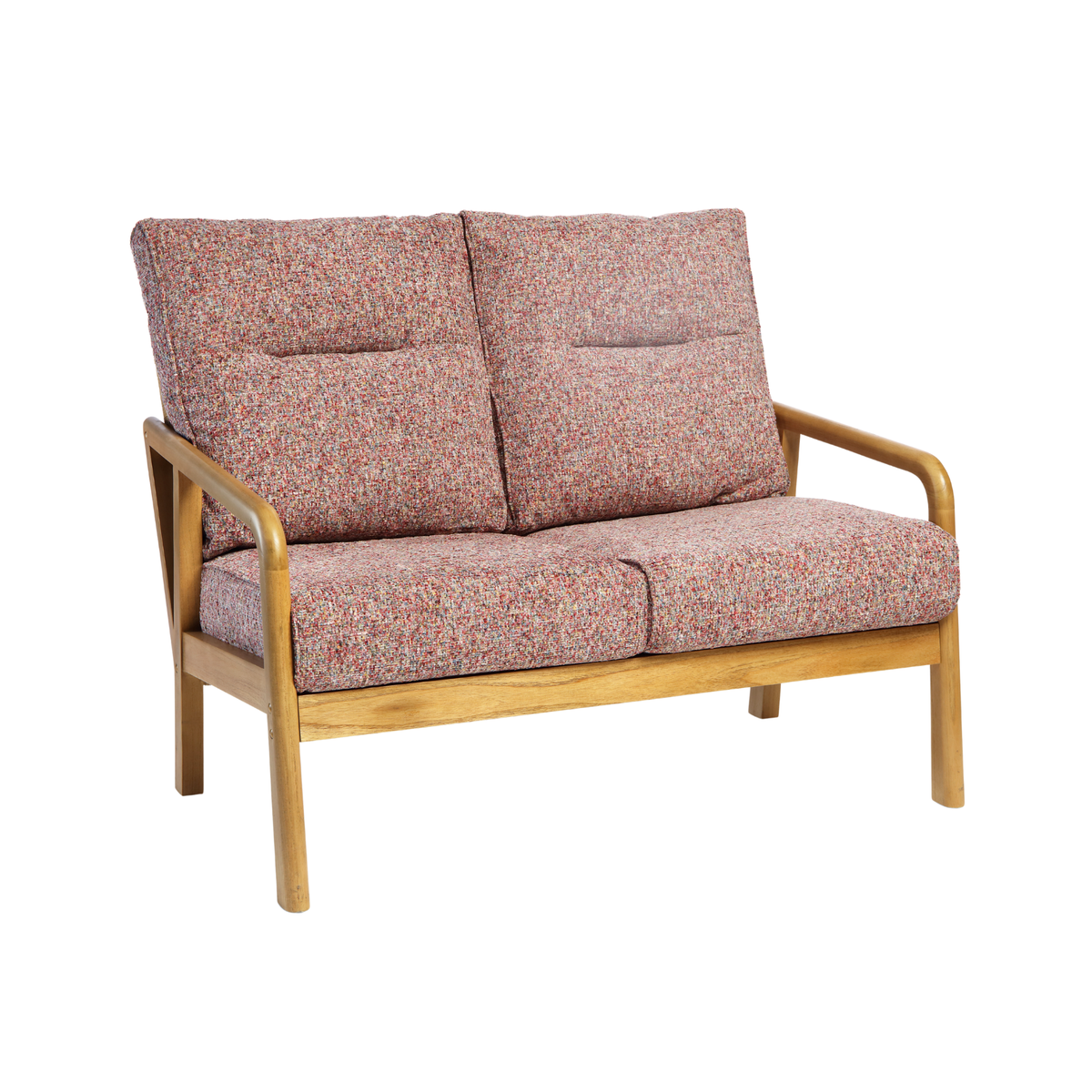 Dubai Light Oak Cane 2 Seater Sofa