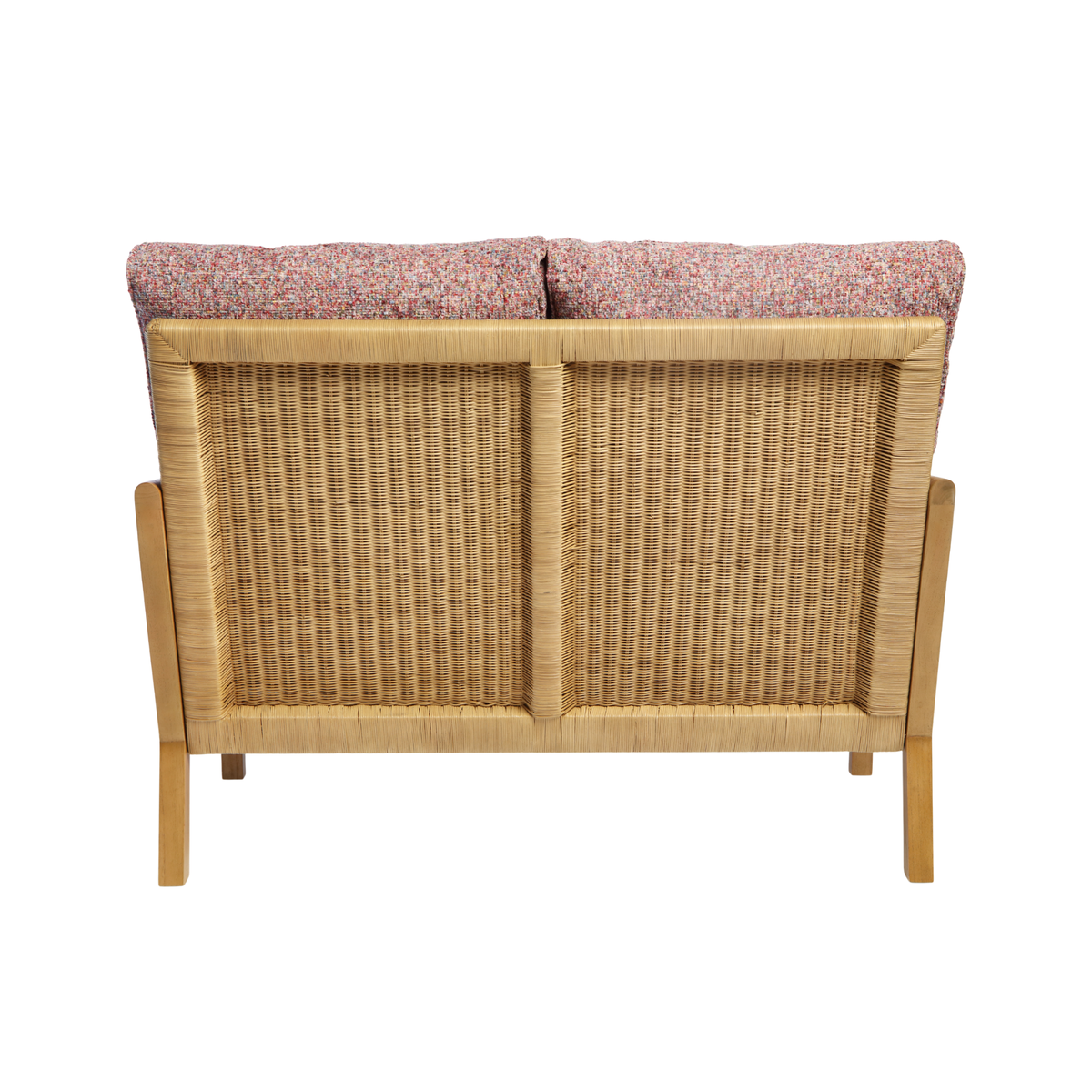 Dubai Light Oak Cane 2 Seater Sofa