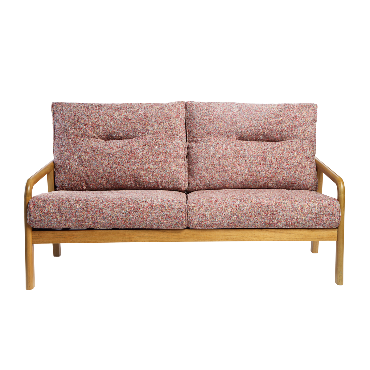 Dubai Light Oak Cane 3 Seater Sofa