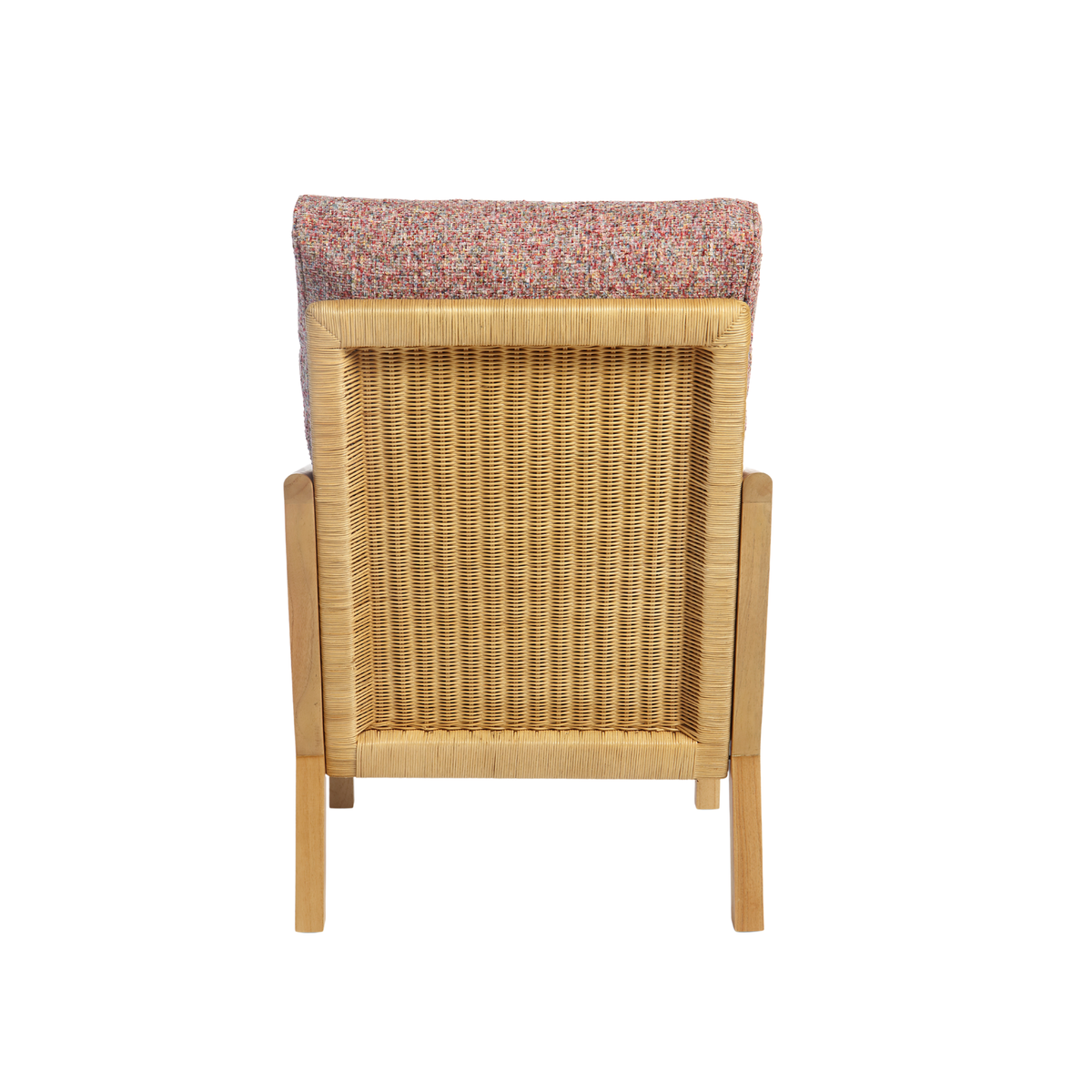 Dubai Light Oak Cane Armchair