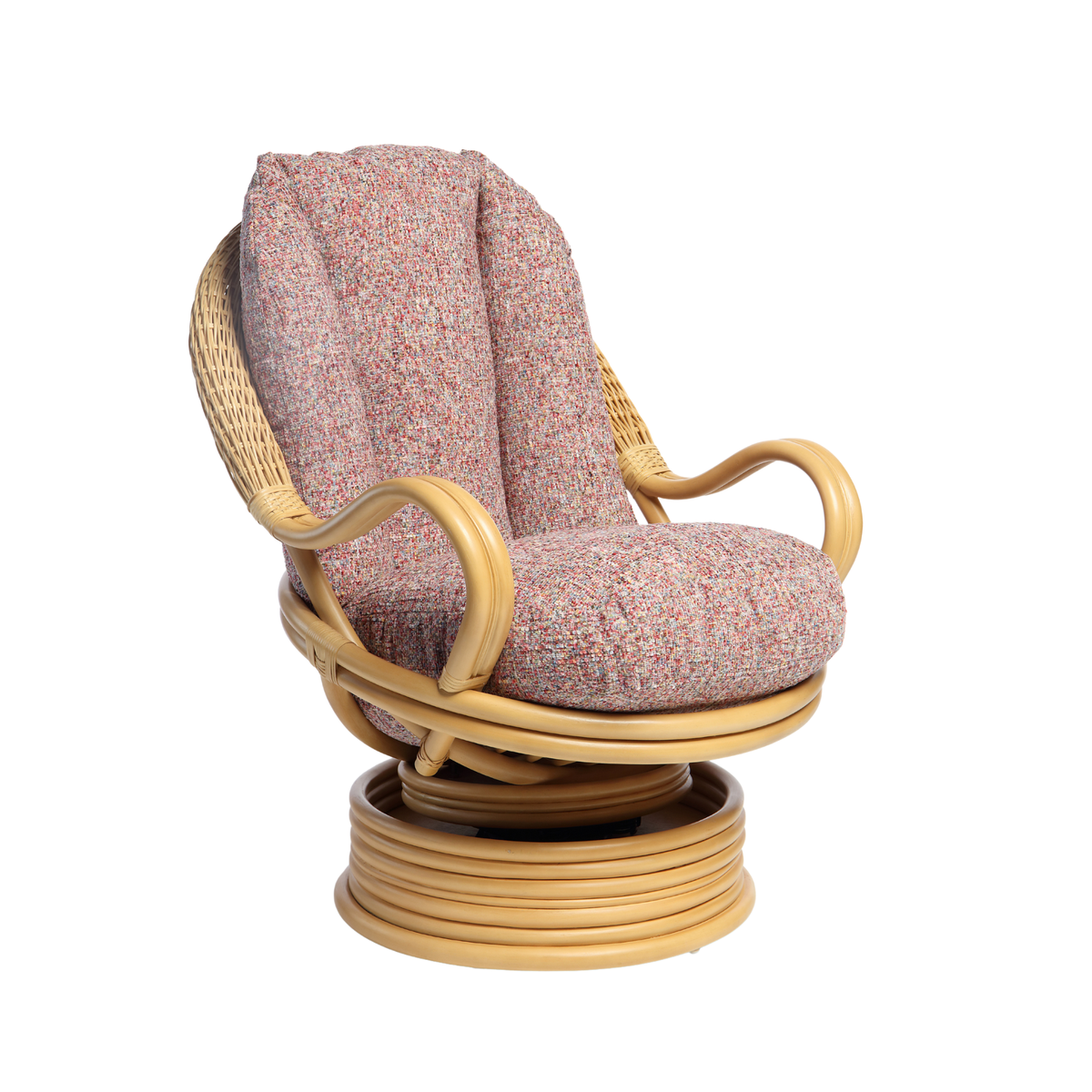 Dubai Light Oak Deluxe Swivel Rocker Chair