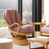 Dubai Light Oak Deluxe Swivel Rocker Chair