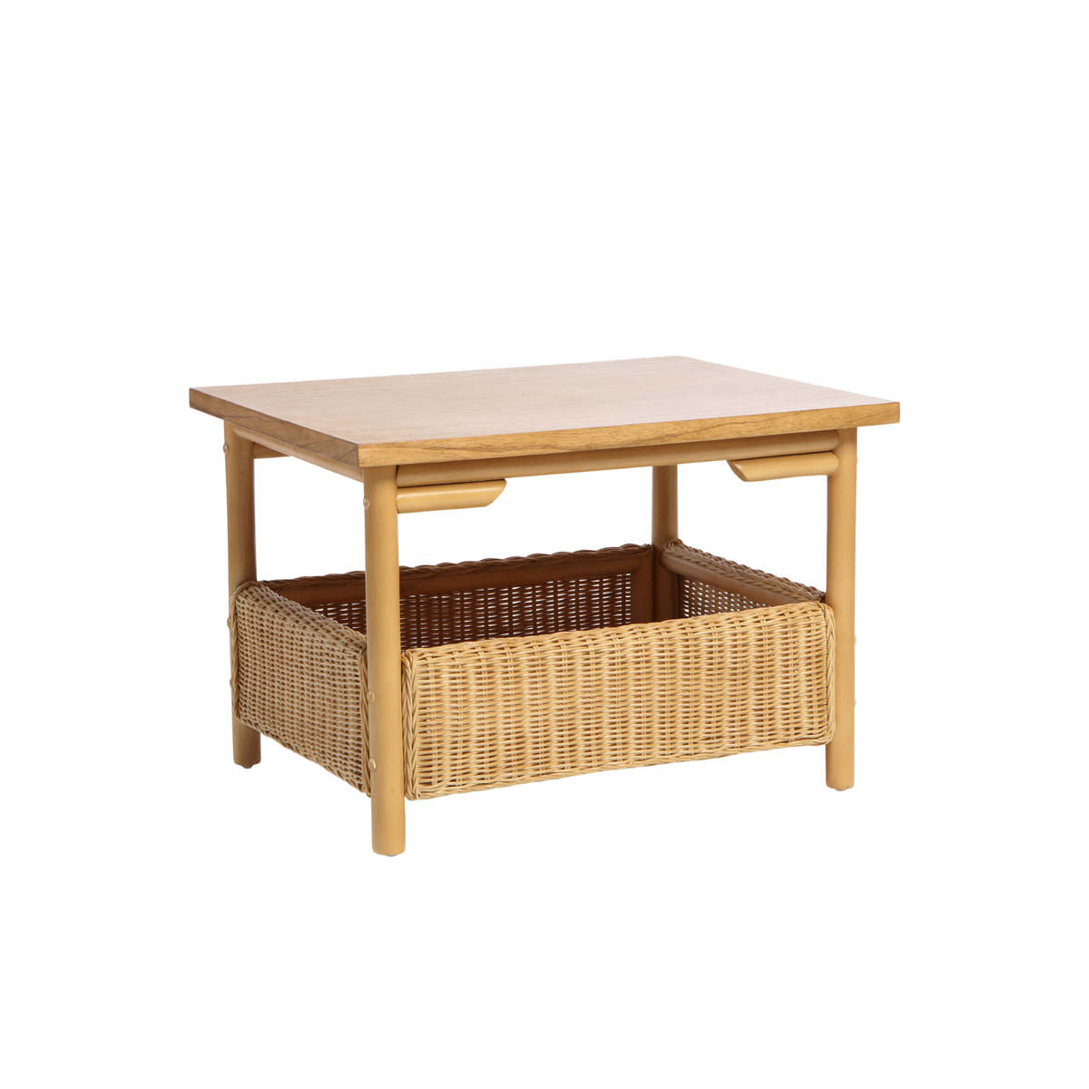 Dubai Light Oak Cane Coffee Table
