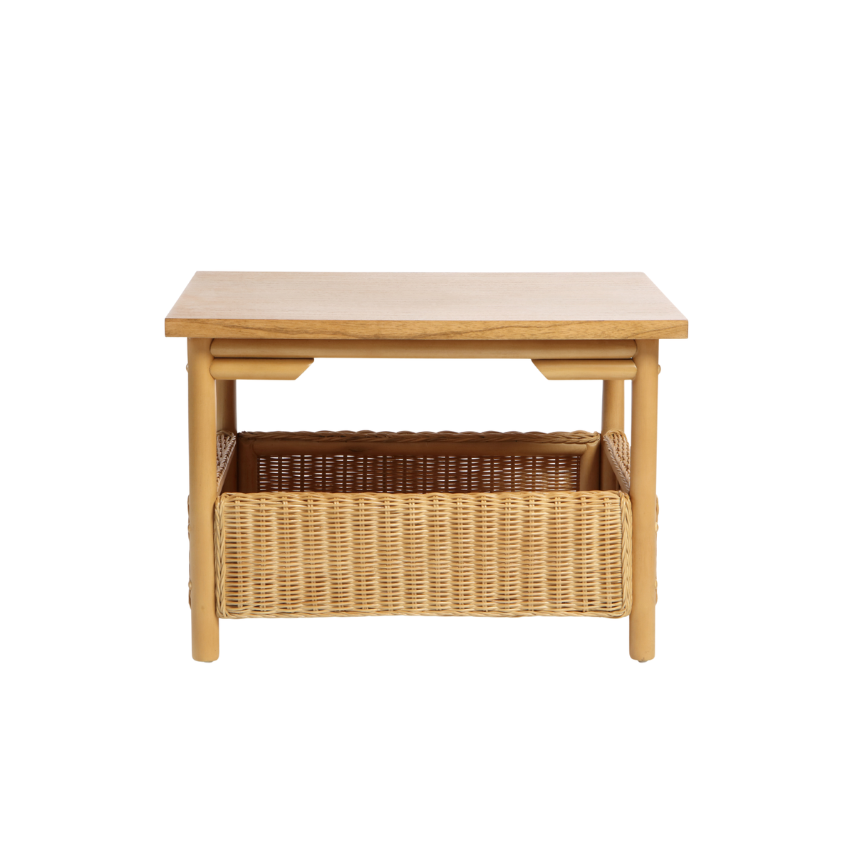 Dubai Light Oak Cane Coffee Table