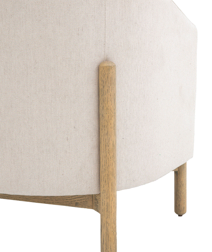 Tinto Cream Upholstered Tub Armchair