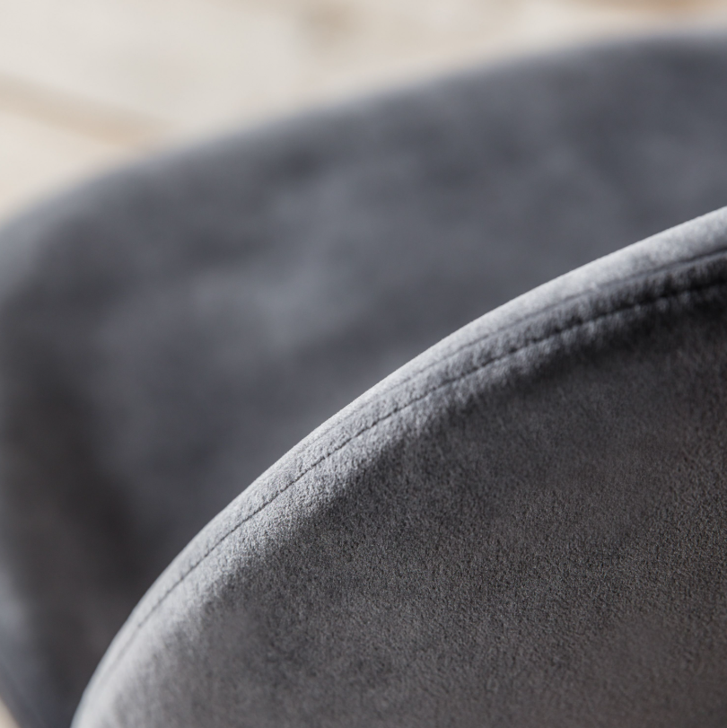 Flattino Dark Grey Dining Chair (pack of 2)