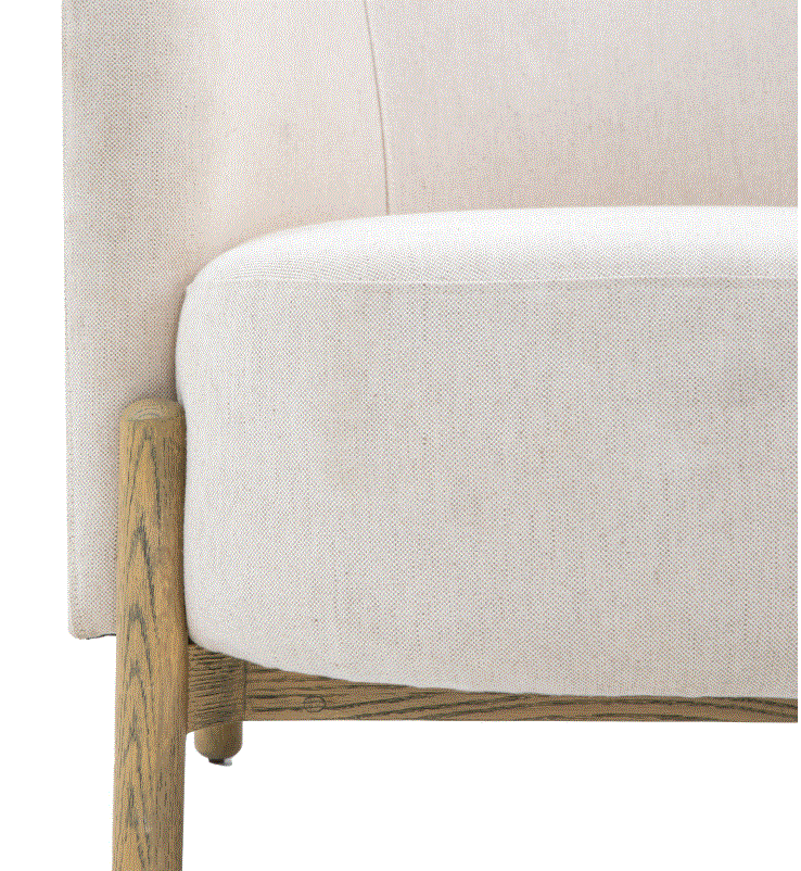 Tinto Cream Upholstered Tub Armchair