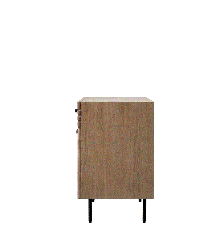 Okayino 2 Drawer 2 Door Oak Sideboard