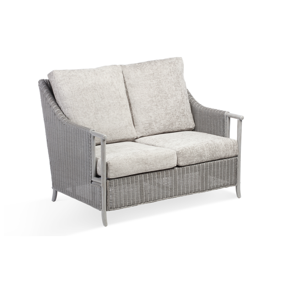 Eden Grey Cane 2 Seater Sofa in Jubilee Grey