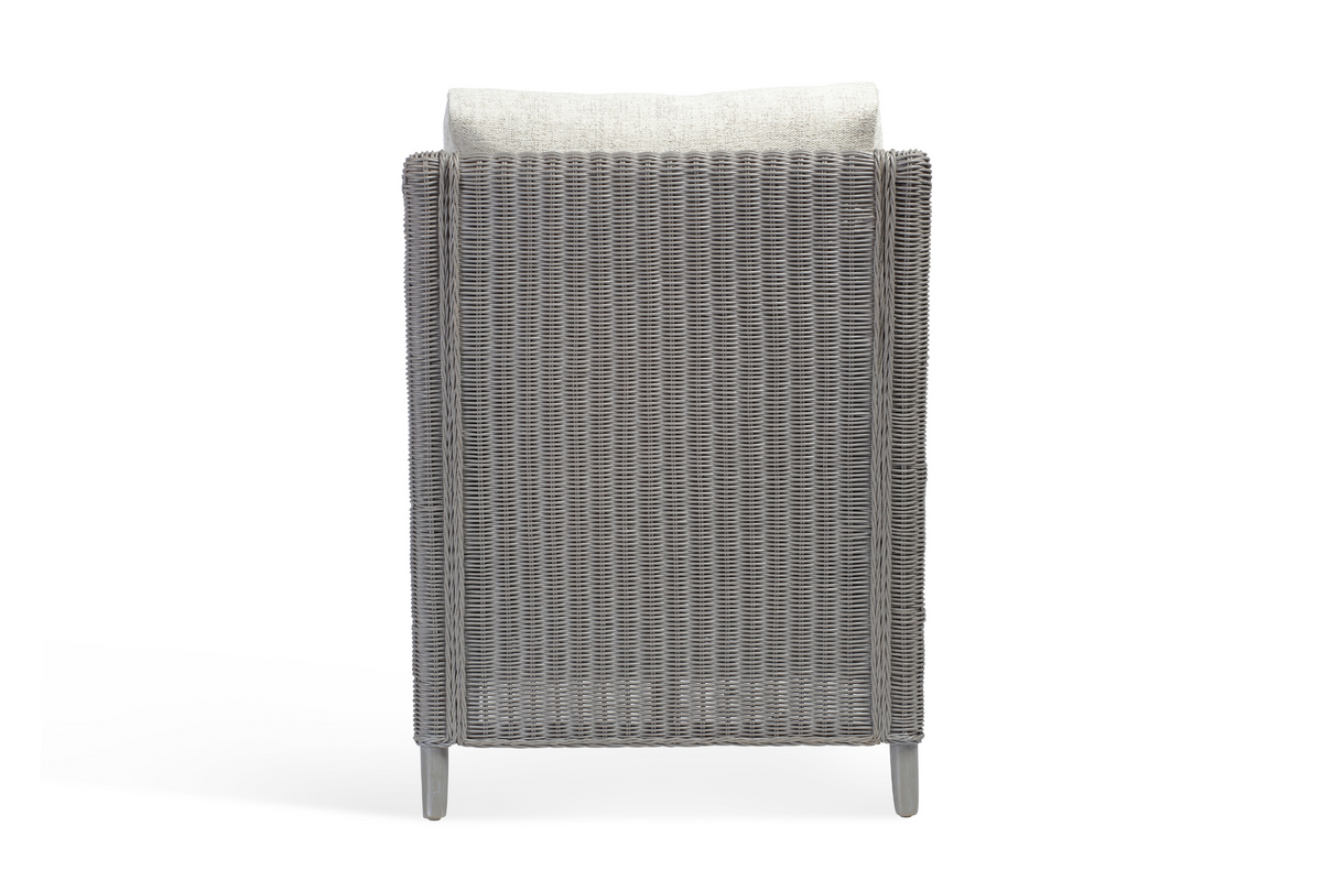 Eden Grey Cane Chair