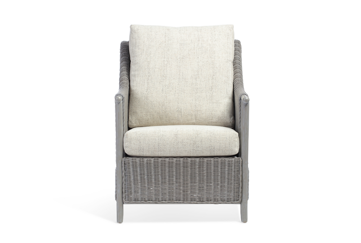 Eden Grey Cane Chair