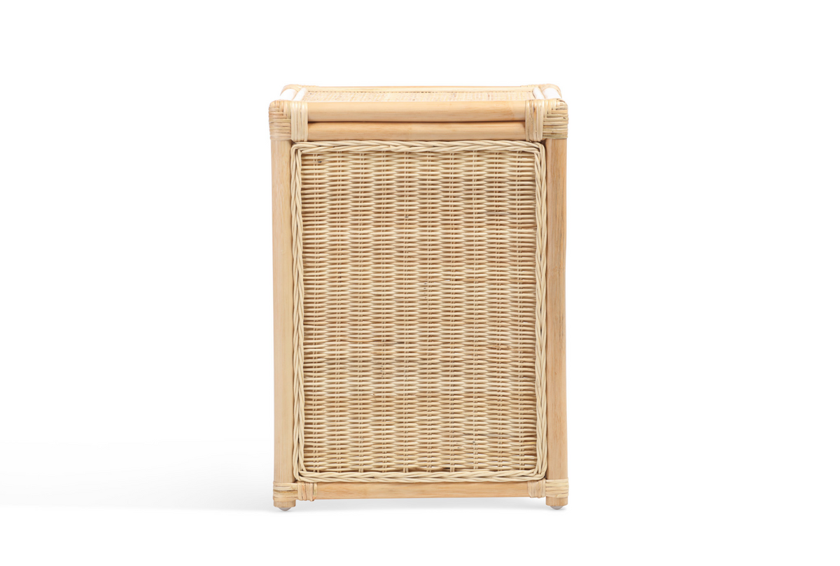 Eden Natural British Handcrafted Cane Lamp Table